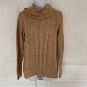 WHBM tan turtle neck sweater size XS